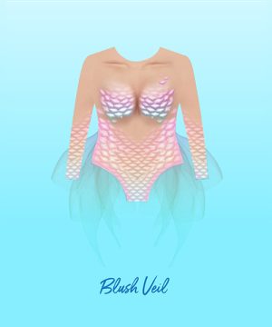 Feather Veil Mermaid (Top)